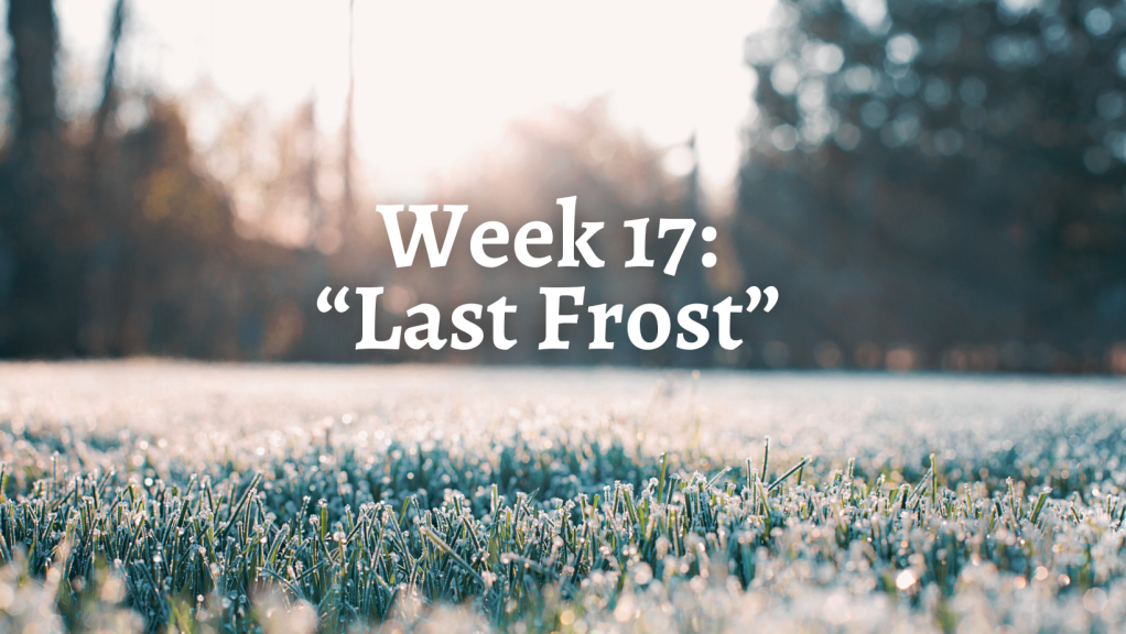 Week 17: “Last Frost”
